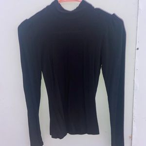 black turtle neck long sleeve
